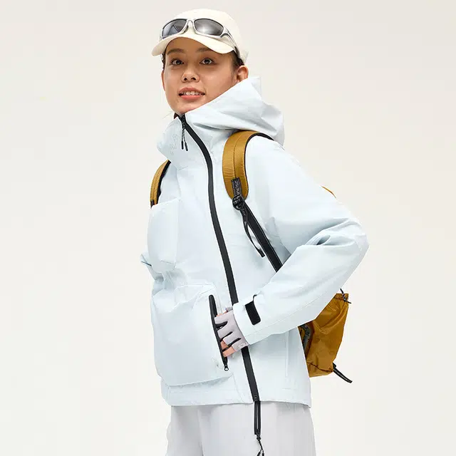 新奇天  徒步登山服城市户外  防水防风透气耐磨冲锋衣 男女同款