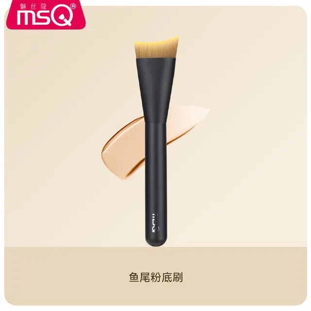 魅丝蔻  星耀全系列 鱼尾粉底刷化妆工具 亲肤打底柔软贴合轮廓 不吃粉底液底妆刷超薄扁头化妆刷子