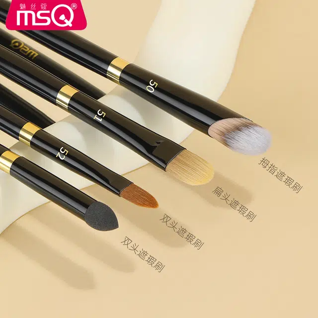 魅丝蔻 钢琴大师系列 坡型散粉刷 羊毛化妆工具 贴合面部轮廓打造上镜雾面妆感 精致高定款 高级礼盒伴手礼
