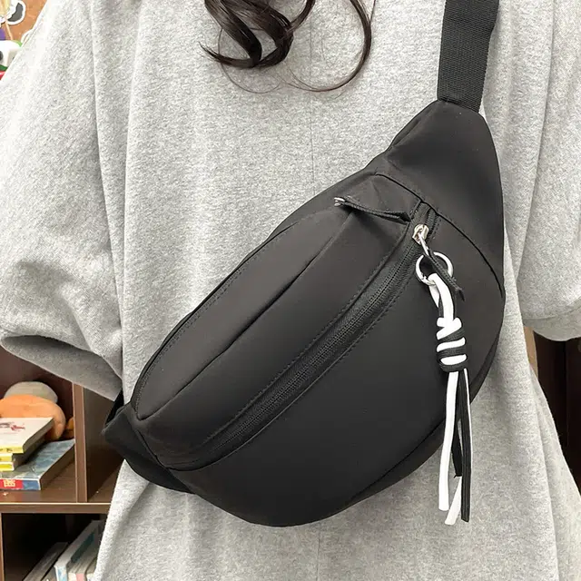 爱尔绅特 小清新多巴胺韩系百搭简约 尼龙 斜挎单肩胸包 女款 多色