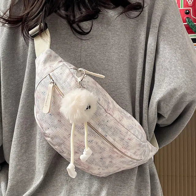 爱尔绅特 可爱轻便小众清新简约百搭 尼龙 斜挎单肩胸包 女款 多色
