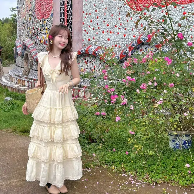 柏黛妃 法式宫廷风公主蓬蓬蛋糕小礼裙无袖连衣裙 女款
