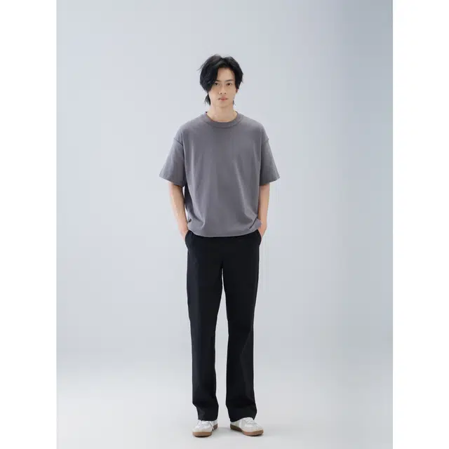 怪兽实验室 夏季薄款凉感简约三本针直筒日常通勤百搭休闲裤 男女同款