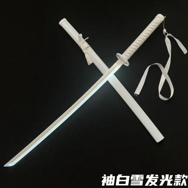 碧蓝水岸 充电发光刀光剑 袖白雪白木刀 其他静态模型