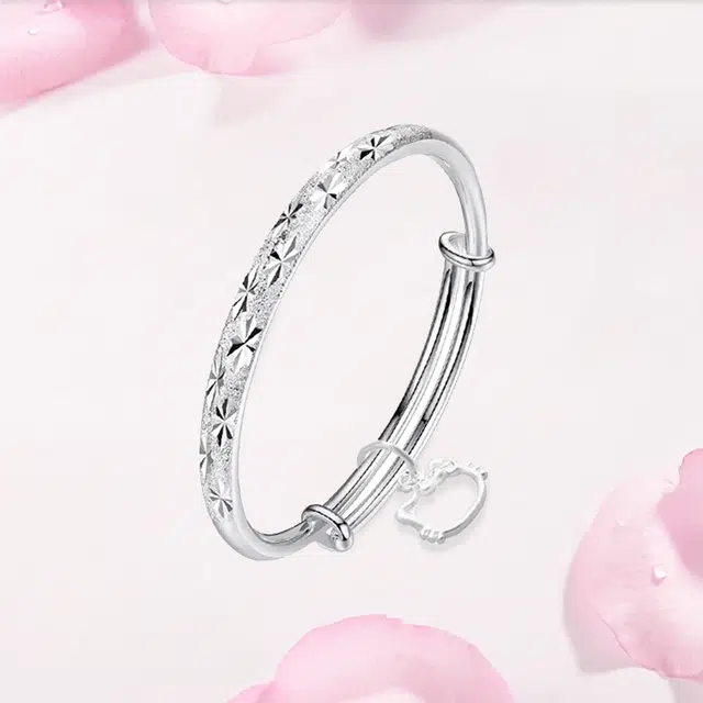 【精选高品质】 岁月静好 满天星可爱猫咪萌趣创意小众设计感时尚百搭气质甜美显白日常通勤#好运 合金 手镯 女款