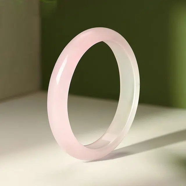 【招财吸金|可爱小猫】 岁月静好 萌趣卡通猫咪森系足银镂空猫咪吊坠轻奢小众设计感桃花粉手饰小众创意优雅#好运 琉璃 手镯 男女同款情侣款