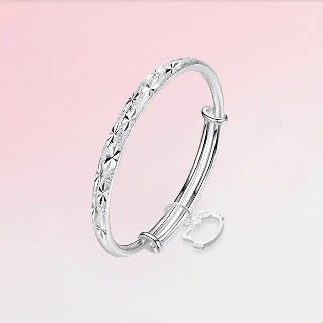 【精选高品质】 岁月静好 满天星可爱猫咪萌趣创意小众设计感时尚百搭气质甜美显白日常通勤#好运 合金 手镯 女款