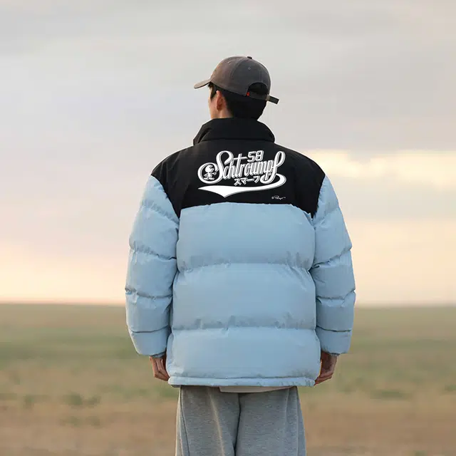 蓝精灵 加厚潮牌百搭棉服 男女同款