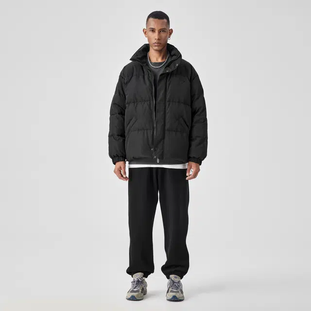 bodydream Loose Fit Thick Stand Collar Jacket