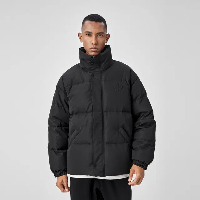 bodydream Loose Fit Thick Stand Collar Jacket