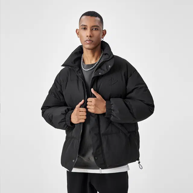 bodydream Loose Fit Thick Stand Collar Jacket