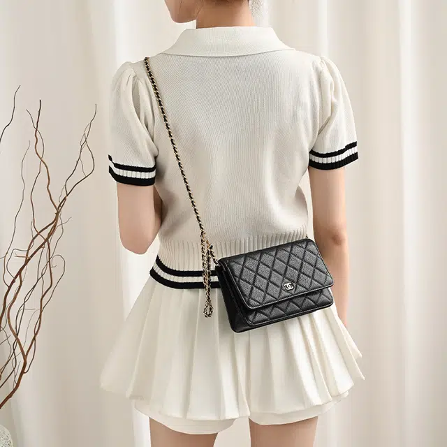 CHANEL woc PVC