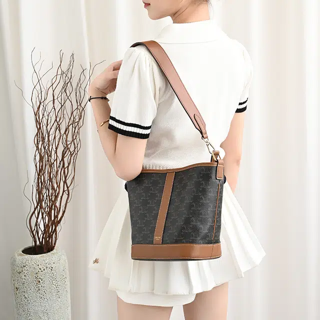 CELINE Triomphe Brown