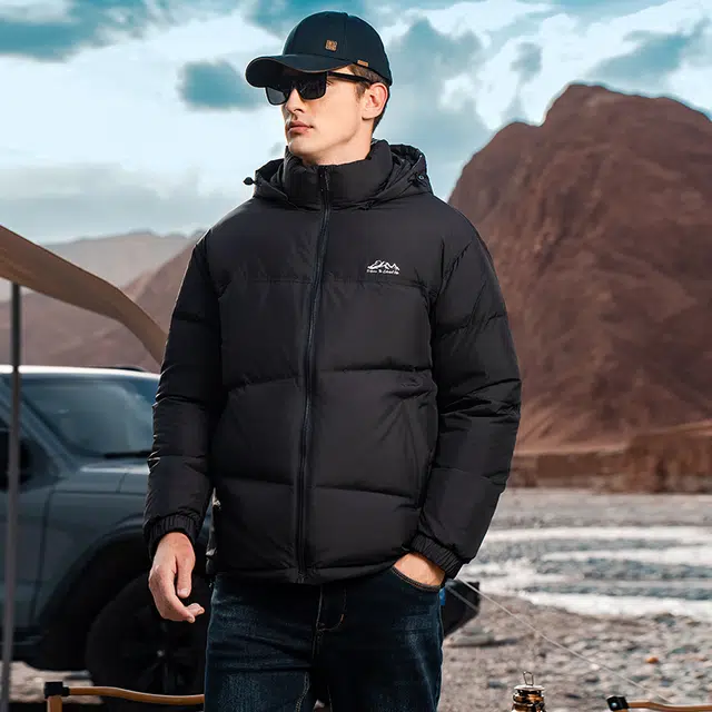 鸭鸭 极寒系列 中青年韩版休闲基础百搭短款户外运动防寒保暖面包羽绒服 男女同款