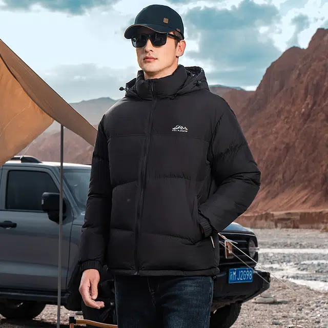 鸭鸭 极寒系列 中青年韩版休闲基础百搭短款户外运动防寒保暖面包羽绒服 男女同款