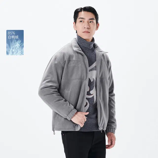 利郎 商务休闲立领保暖短款极简风轻薄羽绒服 男款