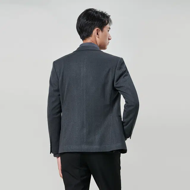 利郎 肌理提花西服外套 商务休闲修身质感西装 男款