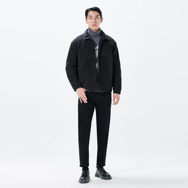 利郎 商务休闲立领保暖短款极简风轻薄羽绒服 男款