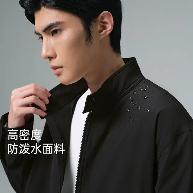 利郎 都市休闲短款哈灵顿保暖夹克立领商务通勤冬季羽绒服 男款