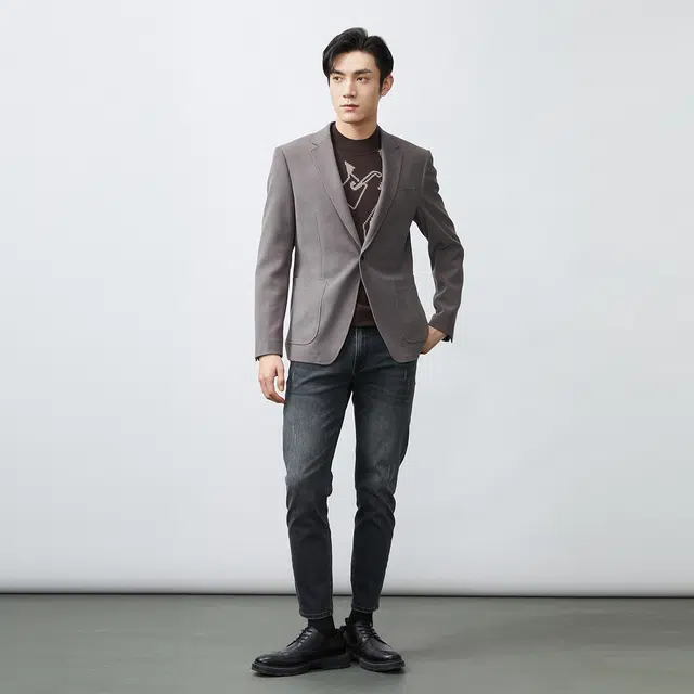 利郎 商务休闲修身休闲舒适西装 男款