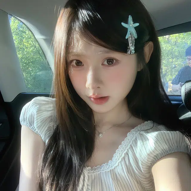 芒果饰品 甜美海星鸭嘴夹侧边夹头饰发卡 合金 发夹 女款