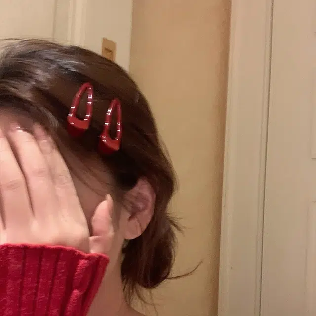 芒果饰品 红梅果酱 铜合金 发夹 女款