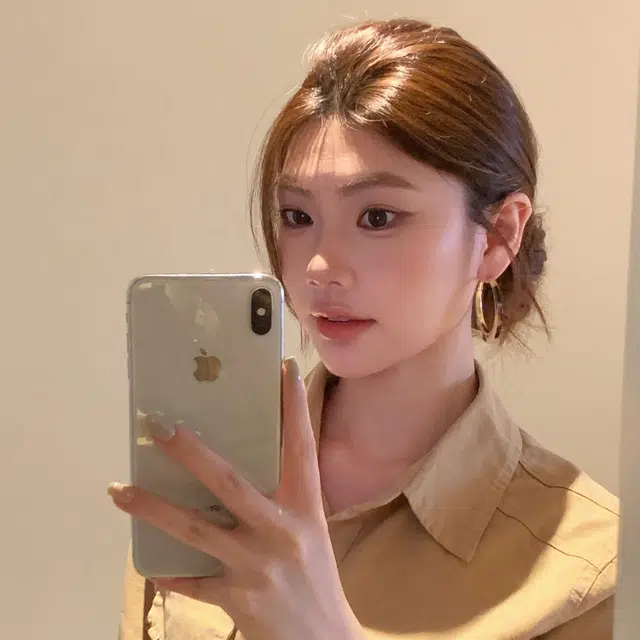 芒果饰品 轻奢高级感豹纹几何耳饰 铜合金 耳环 女款