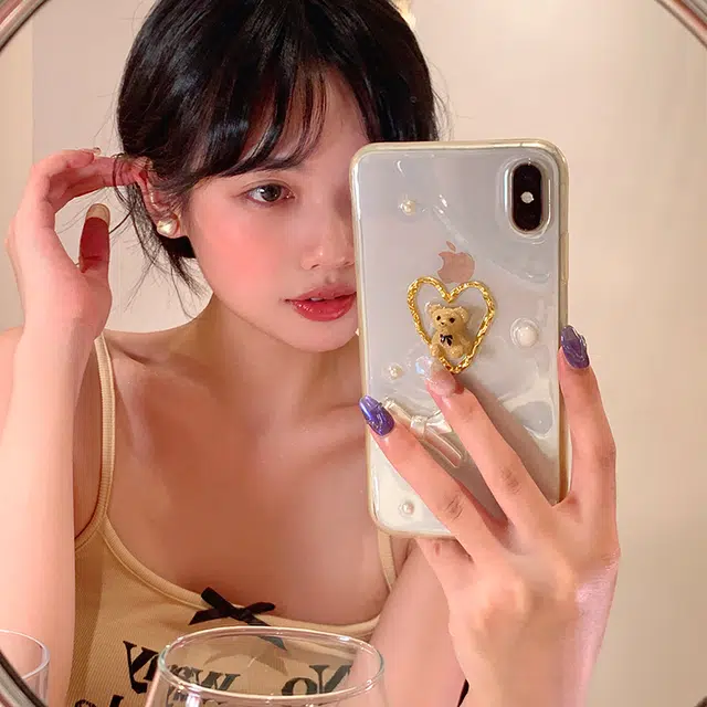 芒果饰品 适合夏天的轻奢高级感方糖 珍珠 铜 耳钉 女款