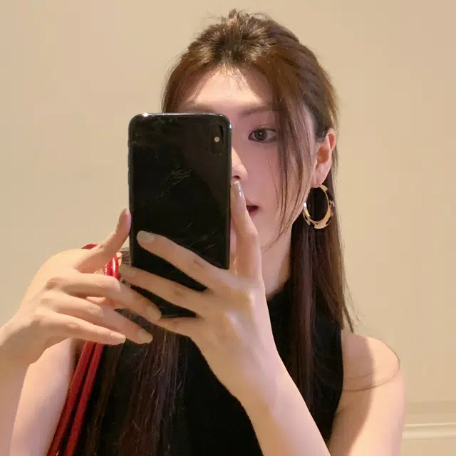 芒果饰品 轻奢高级感豹纹几何耳饰 铜合金 耳环 女款