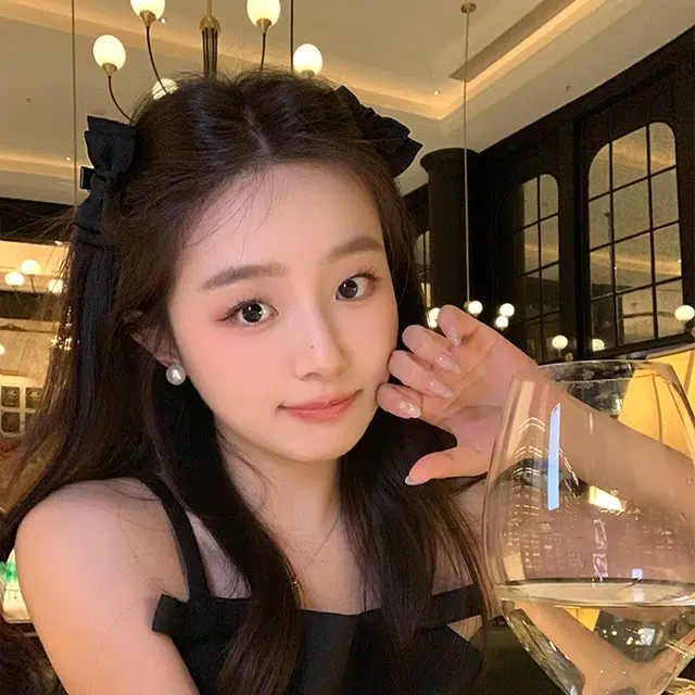 芒果饰品 高级感精灵耳蝴蝶结公主头抓夹侧边夹小夹子 发饰发夹 女款