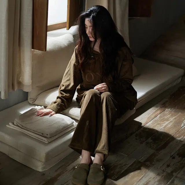 同语 睡衣女海岛绒秋冬季加厚家居服女士珊瑚绒可外穿连帽家居服 家居套装 女款 金咖色