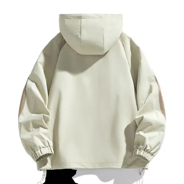 巴塞罗那足球俱乐部 连帽休闲潮牌痞帅韩版潮流冲锋防风耐磨透气夹克 男女同款