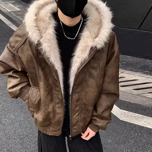 地界二 美式感宽松舒适大码防风防寒慵懒风日常简约百搭棉服 男女同款