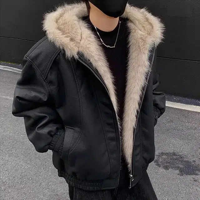 地界二 美式感宽松舒适大码防风防寒慵懒风日常简约百搭棉服 男女同款