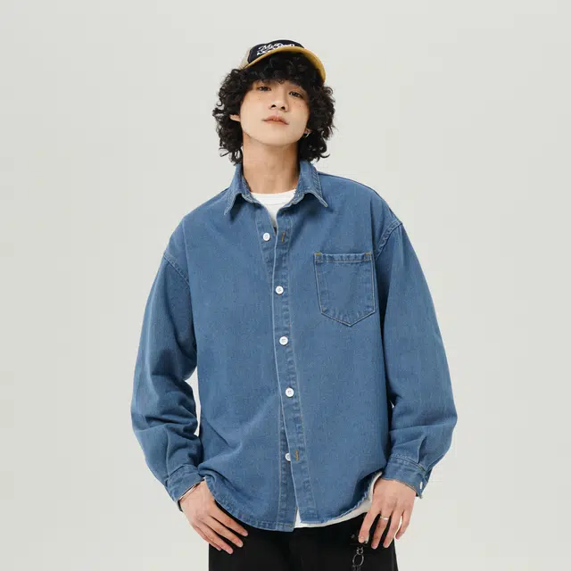 COMOWA Denim Shirt Jacket