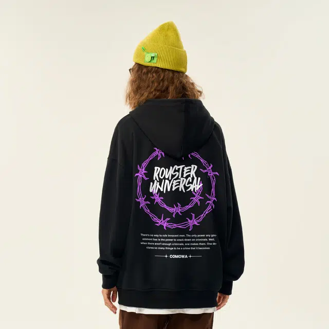 COMOWA Thorns Logo Hoodie