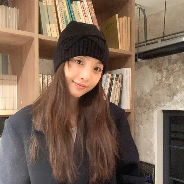 【甜妹必备】 雅鹿优选 怒气小狗耳朵毛绒贝雷帽女生秋冬季可爱八角帽加绒加厚保暖鸭舌帽 涤纶 绒线帽 女款
