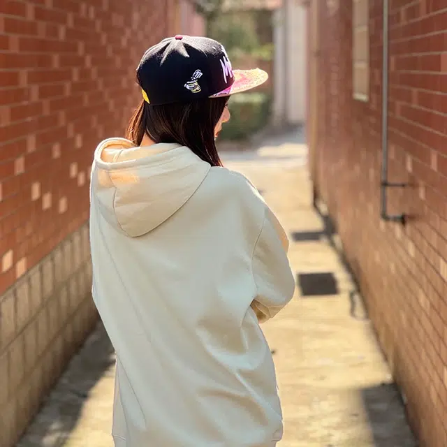 雅鹿优选 西瓜甜甜圈缺口印花刺绣平檐户外出行运动风防晒遮阳时尚潮流百搭大头围显脸小 棉 棒球帽 男女同款情侣款