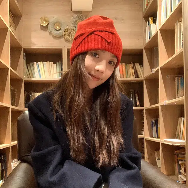 【甜妹必备】 雅鹿优选 怒气小狗耳朵毛绒贝雷帽女生秋冬季可爱八角帽加绒加厚保暖鸭舌帽 涤纶 绒线帽 女款