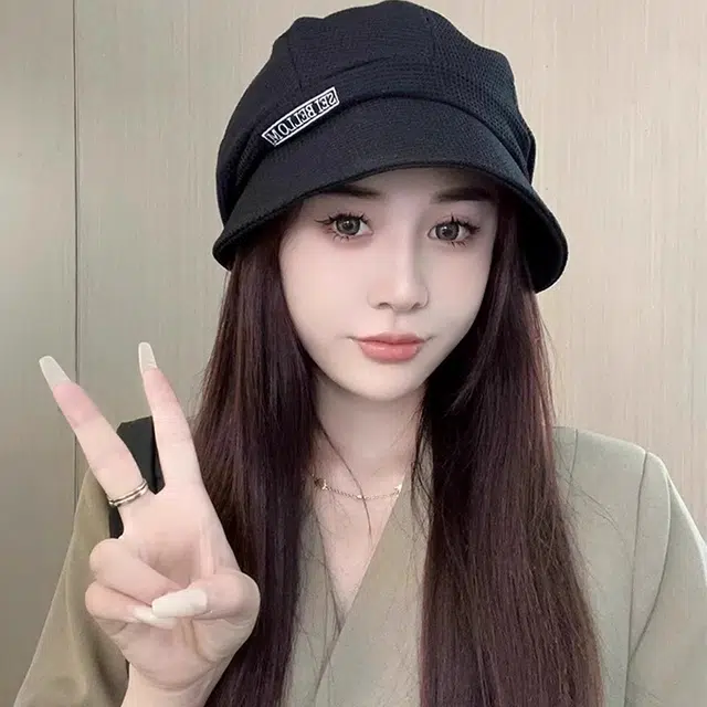 雅鹿优选 日系小众设计复古百搭潮流显脸小 聚酯纤维 渔夫帽 男女同款情侣款