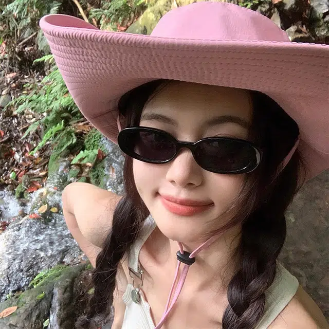 雅鹿优选 氛围感出片大檐防晒渔夫帽男女情侣款学生户外登山露营徒步透气速干帽子 涤纶 渔夫帽 男女同款情侣款