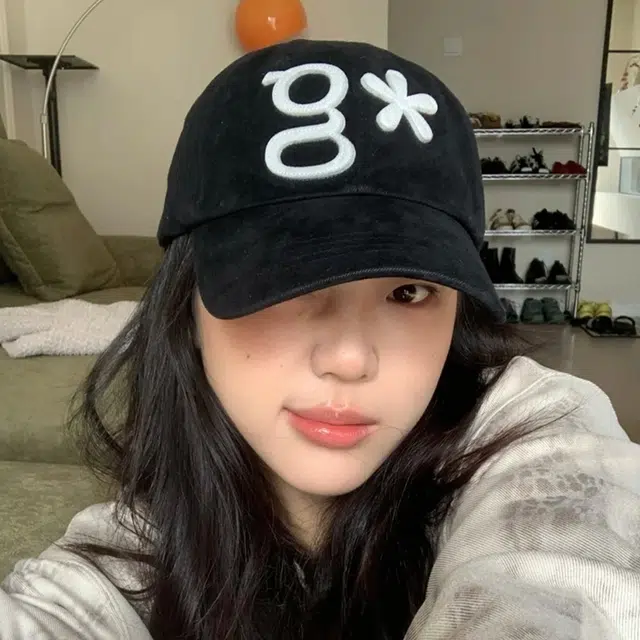 雅鹿优选 春夏季小花字母刺绣软顶棒球帽户外出游防晒遮阳时尚潮流百搭大头围显脸小 棉 鸭舌帽 男女同款情侣款 黑色
