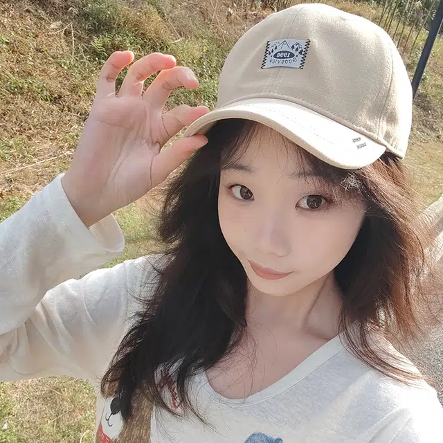雅鹿优选 美式复古贴布短檐小众设计户外出游防晒遮阳时尚潮流百搭大头围显脸小 棉 鸭舌帽 男女同款情侣款