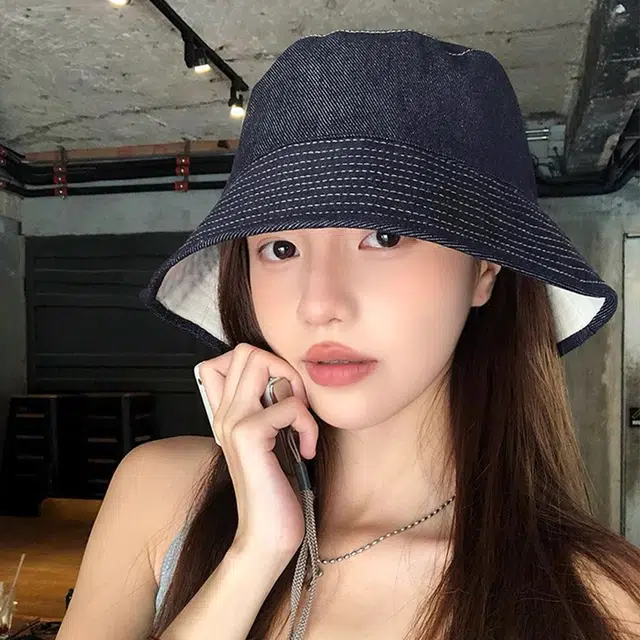 雅鹿优选 潮流简约百搭大帽檐显脸小 棉 渔夫帽 男女同款情侣款