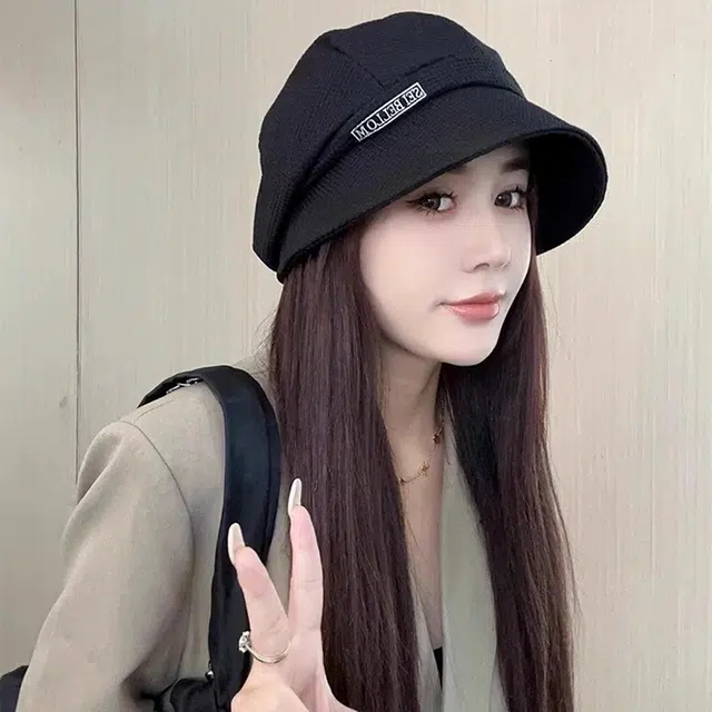 雅鹿优选 日系小众设计复古百搭潮流显脸小 聚酯纤维 渔夫帽 男女同款情侣款