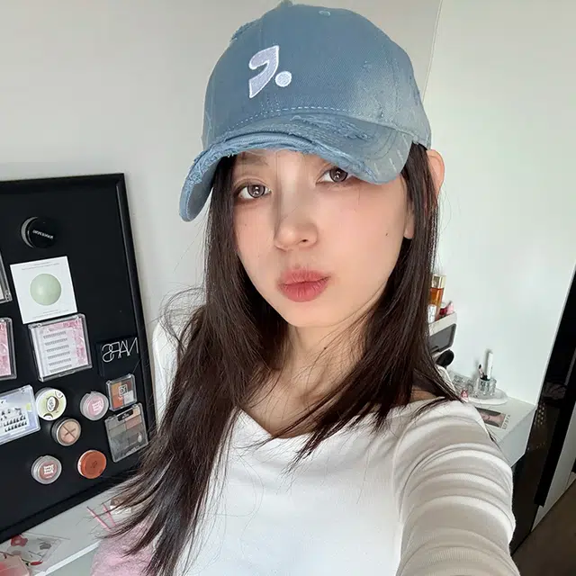 雅鹿优选 美式复古做旧破洞刺绣加深春夏季户外出行防晒遮阳时尚潮流百搭学生大头围显脸小 棉 鸭舌帽 男女同款情侣款