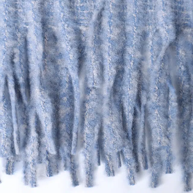 雅鹿优选 高品质多色纯色保暖长款加厚流苏两用 礼盒装 聚酯纤维 绒线围巾 男女同款情侣款