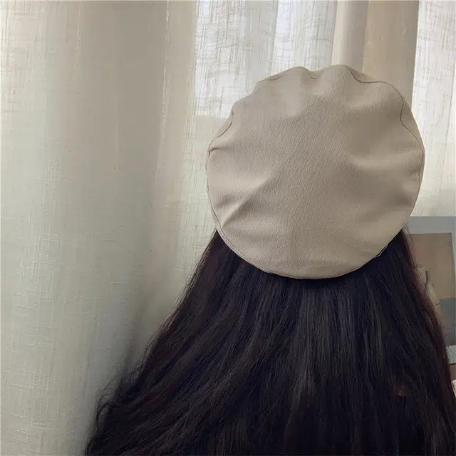 雅鹿优选 韩系爱心简约百搭出游时尚百搭显脸 棉 贝雷帽 女款
