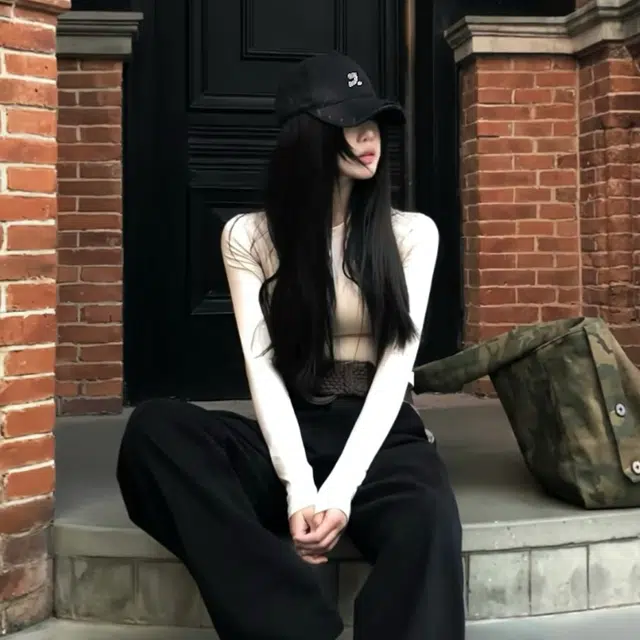 雅鹿优选 美式复古做旧破洞刺绣加深春夏季户外出行防晒遮阳时尚潮流百搭学生大头围显脸小 棉 鸭舌帽 男女同款情侣款