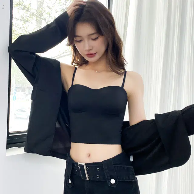 多情猫 可外穿内搭美背吊带背心立体聚拢防下垂修身文胸 女款